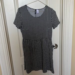 Black & White checkered baby doll style dress!!